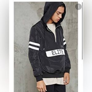Forever 21 Men Hooded Windbreaker Jacket Sz S